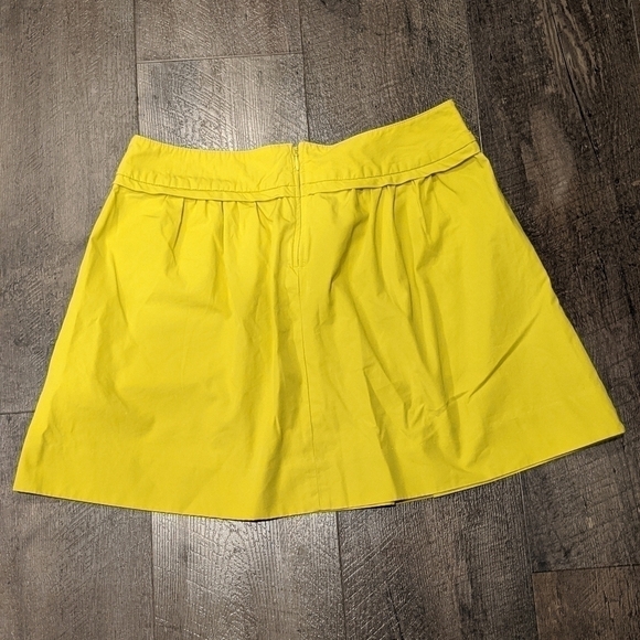 J Crew Women’s Neon Yellow Mini Skirt Size 0 - Picture 2 of 5